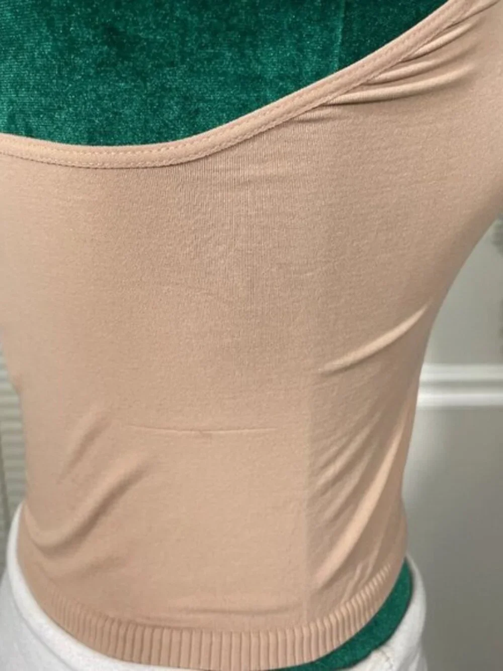 Free People | Ribbes V Neck Brami in Mocha